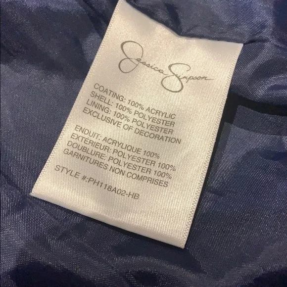 Jessica Simpson navy jacket - Picture 7 of 8